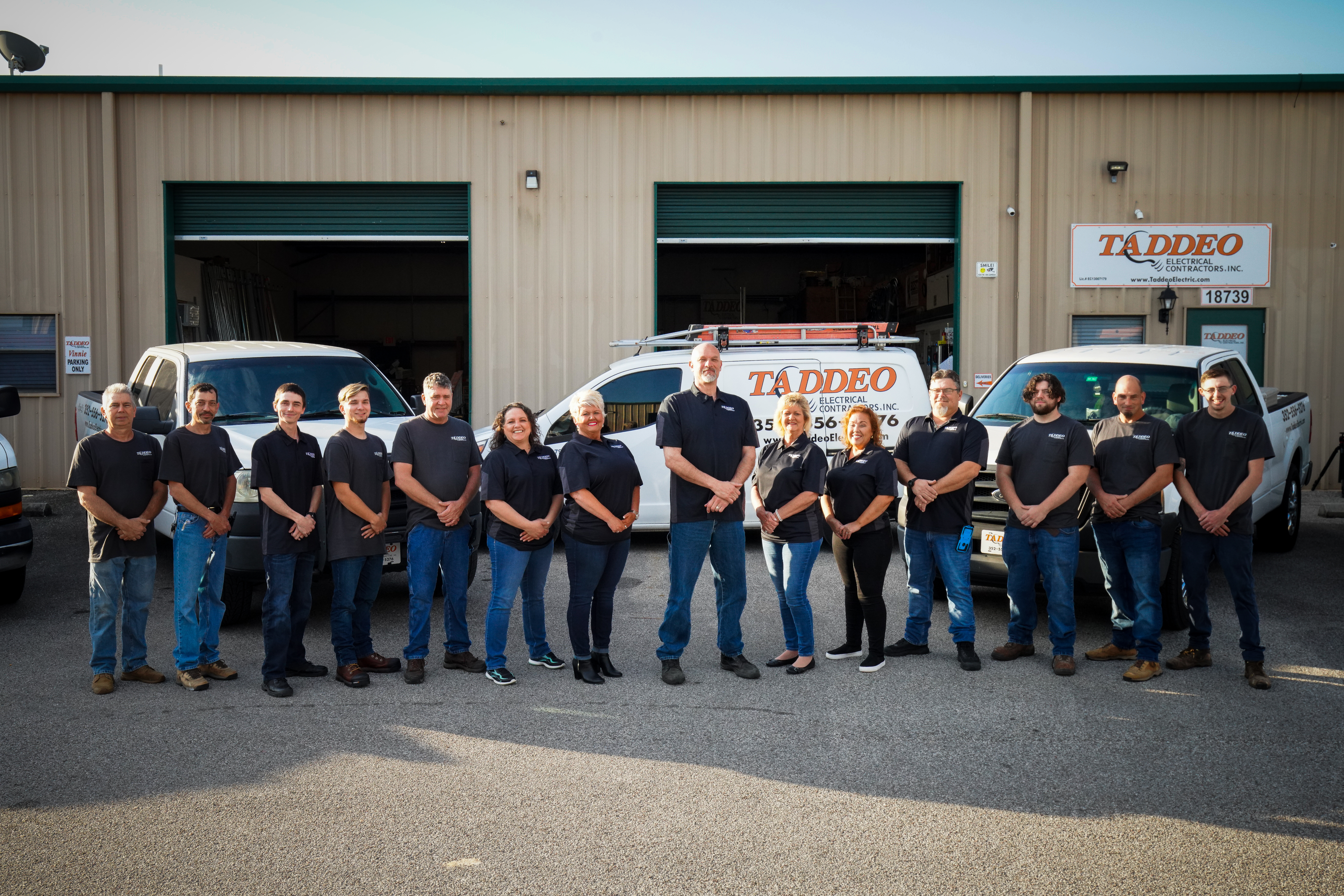 Vinnie Camenzuli and the team at Taddeo Electrical Contractors