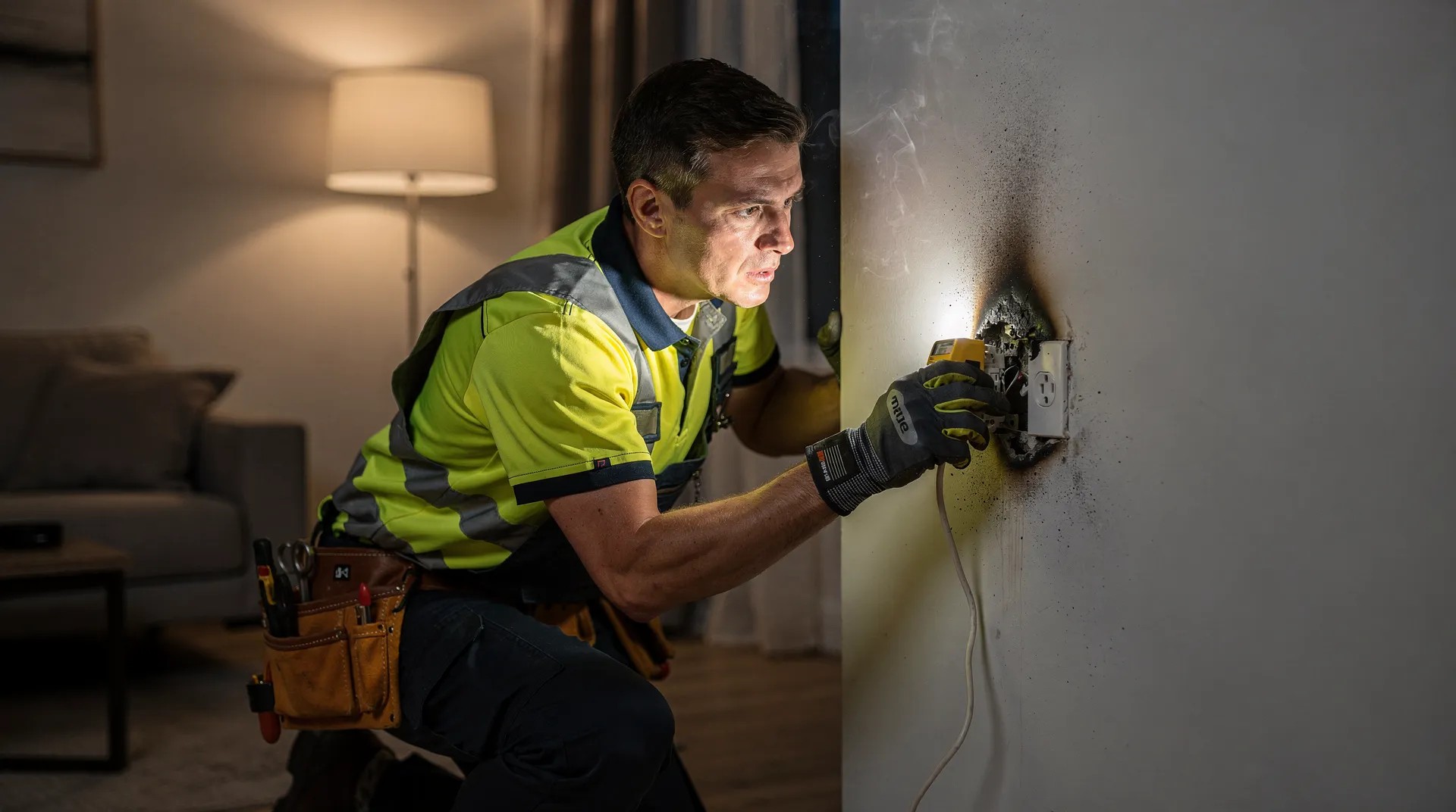 Flickering lights, loss of power, or tripping breakers are warning signs that indicate a potential